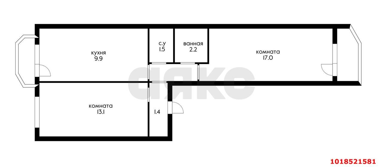 Фото №16: 2-комнатная квартира 55&nbsp;м², 1/3&nbsp;эт. - Краснодар, Прикубанский внутригородской округ, мкр. жилищно-строительный кооператив Сити, ул. Почтовое отделение 73, лит1
