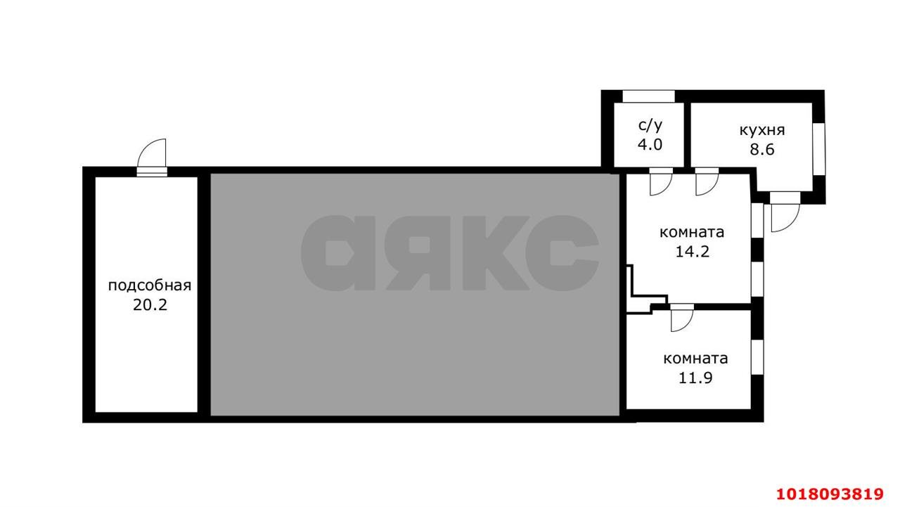 Фото №10: 2-комнатная квартира 58&nbsp;м², 1/1&nbsp;эт. - Краснодар, Центральный внутригородской округ, мкр. Центральный, ул. Красноармейская, 73