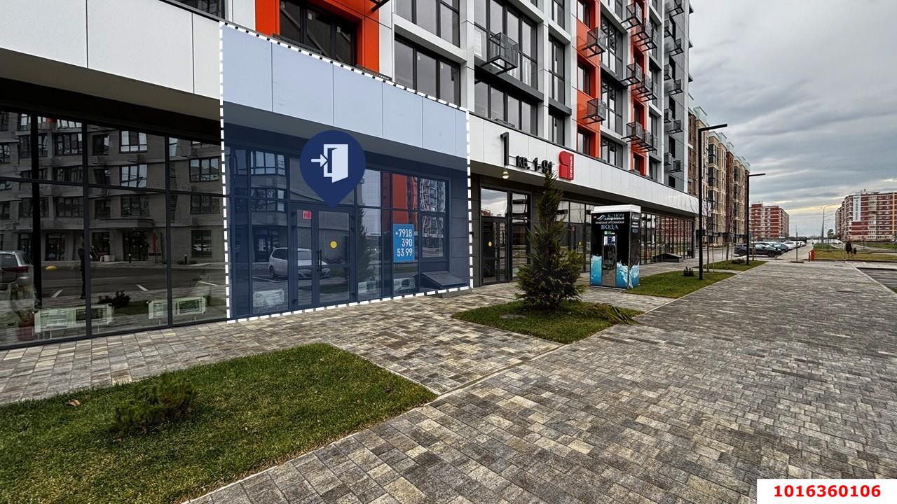 Фото №1: Торговое помещение 47&nbsp;м², 1/9&nbsp;эт. - Краснодар, Прикубанский внутригородской округ, мкр. жилой комплекс Друзья, ул. имени Генерала Брусилова, 28к4