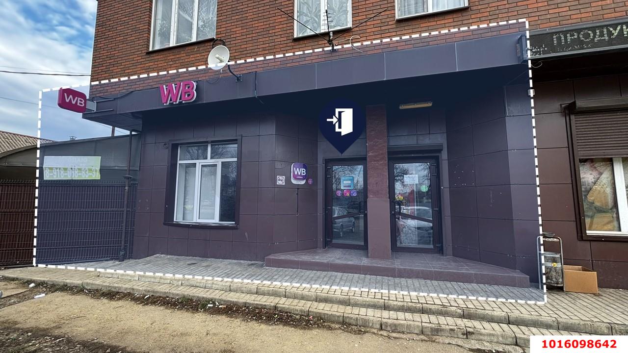 Фото №2: Торговое помещение 92&nbsp;м², 1/4&nbsp;эт. - Краснодар, Карасунский внутригородской округ, мкр. Хлопчато-бумажный Комбинат, ул. Волжская, 54