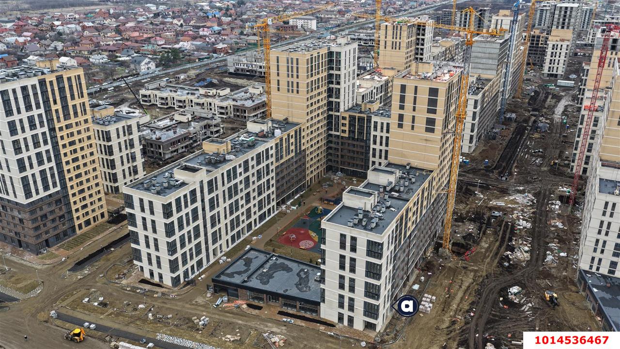 Фото №4: Торговое помещение 57&nbsp;м², 1/19&nbsp;эт. - Краснодар, Прикубанский внутригородской округ, мкр. жилой комплекс Народные Кварталы, ул. имени Владимира Рунова, 2к1