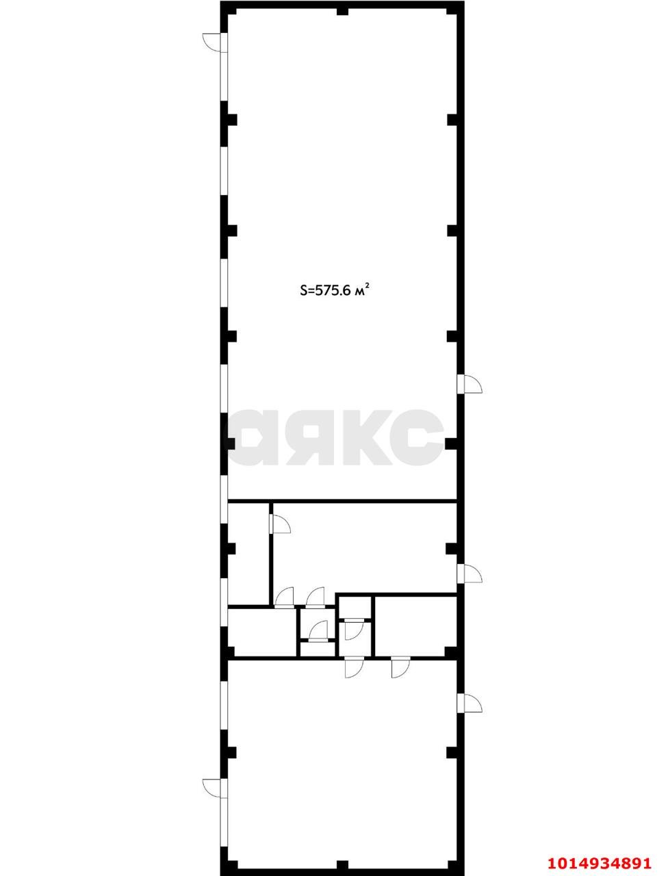Фото №5: Торговое помещение 575&nbsp;м², 1/1&nbsp;эт. - Коржевский, ул. Краснодарская, 1М
