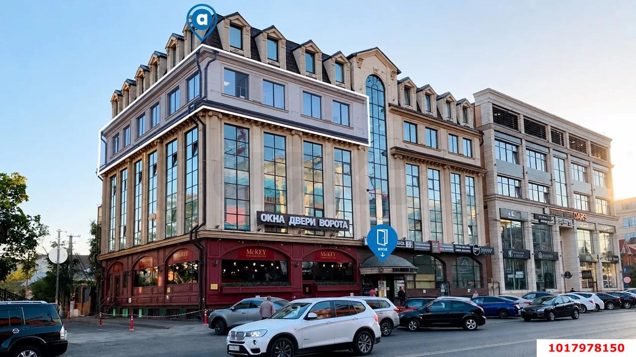 Фото №1: Офисное помещение 231&nbsp;м², 4/5&nbsp;эт. - Краснодар, мкр. Западный внутригородской округ, ул. Красных Партизан, 218