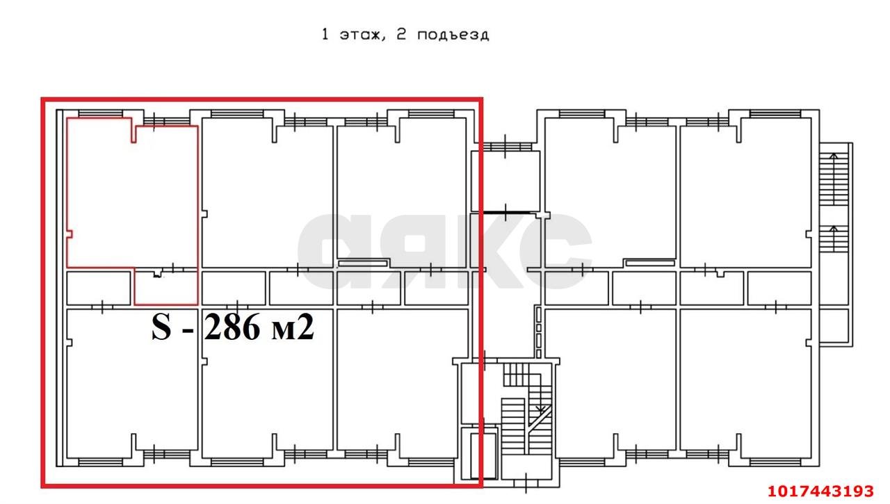 Фото №13: Торговое помещение 286&nbsp;м², 1/5&nbsp;эт. - Южный, мкр. жилой комплекс История-2, ул. Казачья, 8к2