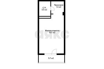 Фото №5: Студия 26 м² - Краснодар, мкр. жилой комплекс Гранд Пэлэс, ул. Уральская, 75/6