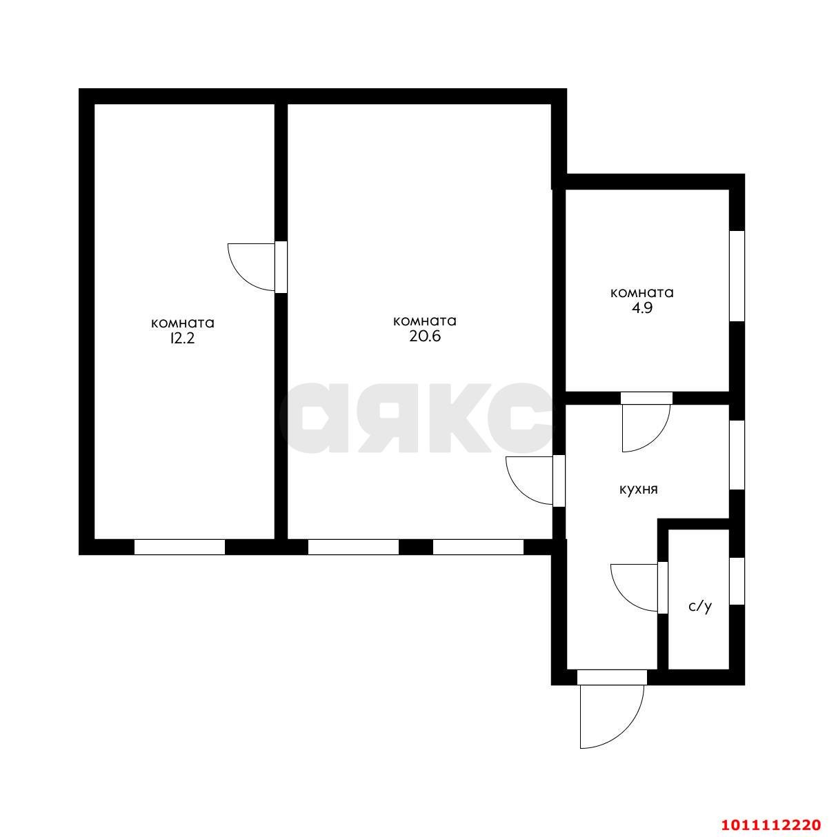 Фото №10: Часть дома 50 м² + 2.15 сот. - Яблоновский, ул. Фрунзе, 60