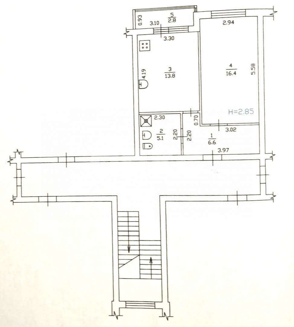 Фото №13: 1-комнатная квартира 41 м² - Горячий Ключ, Администрация, ул. Бабушкина, 43