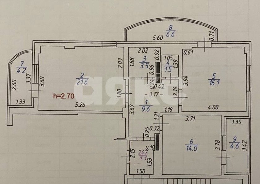 Фото №44: 2-комнатная квартира 75 м² - Анапа, 3А, ул. Омелькова, 21