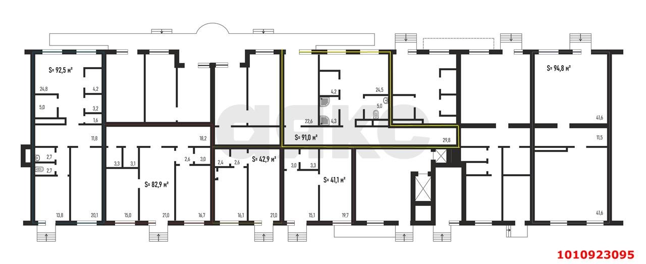 Фото №5: Торговое помещение 91 м² - Краснодар, жилой комплекс Премьера, ул. Автолюбителей, 1/7к1