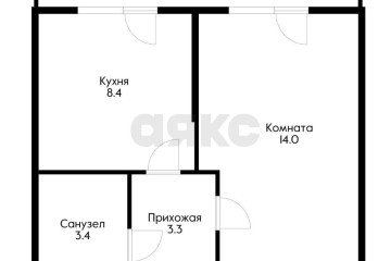 Фото №2: 1-комнатная квартира 35 м² - Краснодар, мкр. жилой комплекс Самолёт-2, ул. Западный Обход, 57к2