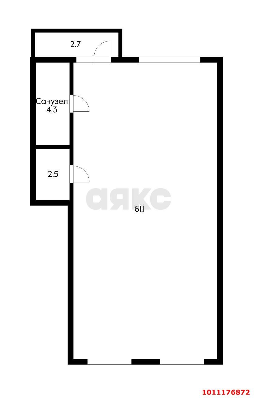 Фото №5: 2-комнатная квартира 67 м² - Краснодар, Круглик, ул. Черниговская, 6