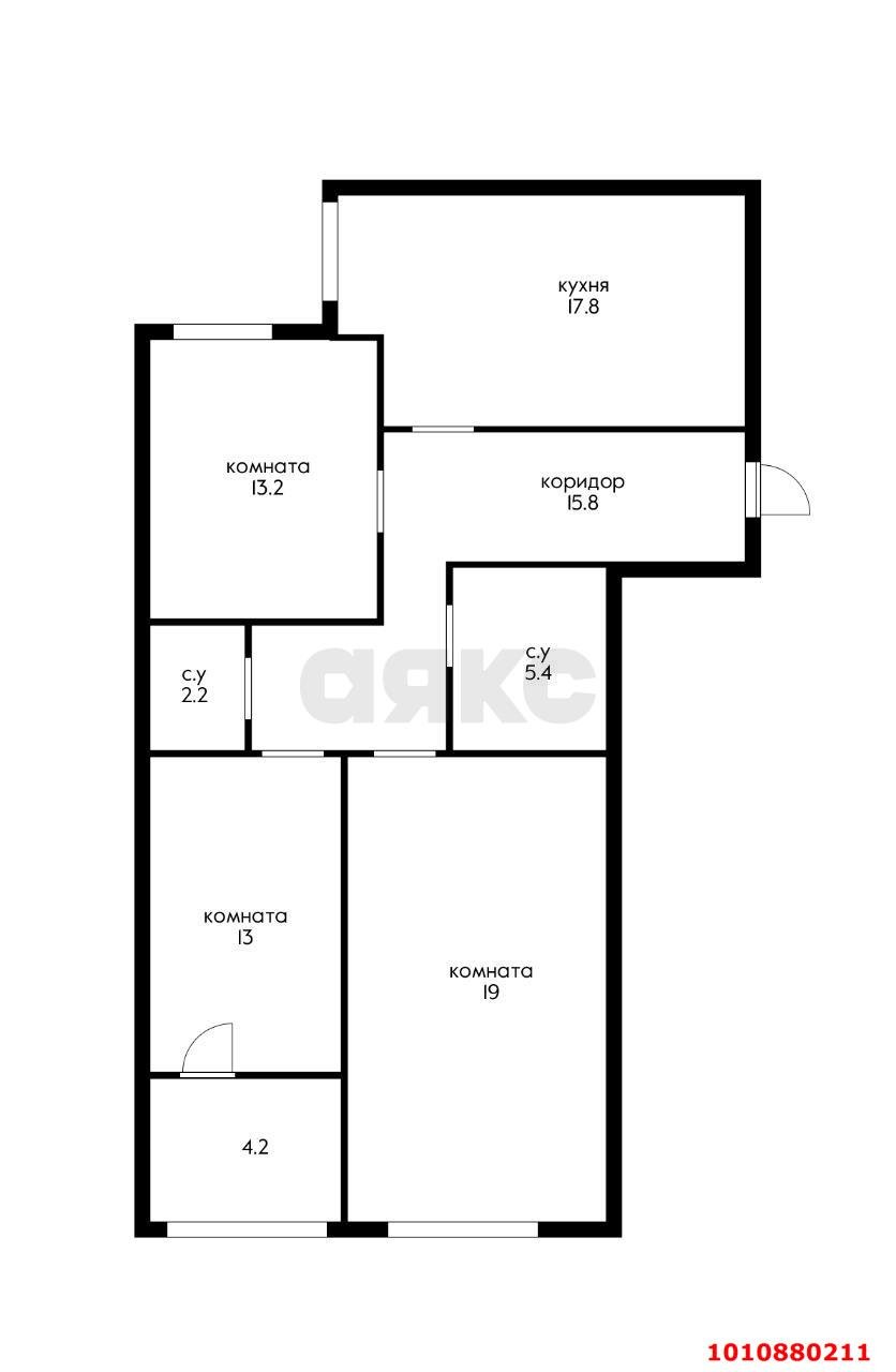 Фото №4: 3-комнатная квартира 90 м² - Краснодар, Калинино, ул. 2-я Российская, 162