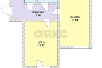 Фото №1: 1-комнатная квартира 45 м² - Краснодар, мкр. жилой комплекс Авиатор, ул. имени Валерия Гассия, 2