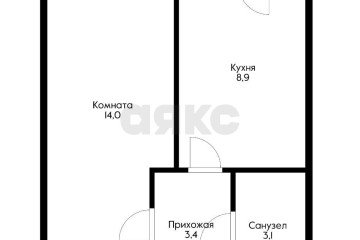 Фото №5: 1-комнатная квартира 34 м² - Краснодар, мкр. жилой комплекс Западный Город, ул. Крылатская, 7