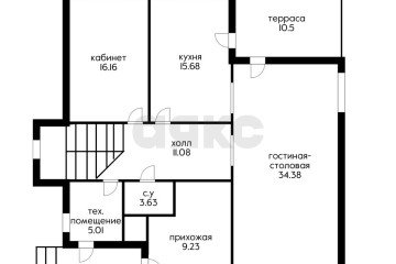 Фото №1: Дом 167 м² - Краснодар, п. коттеджный  Близкий, ул. Фёдора Русанова, 13