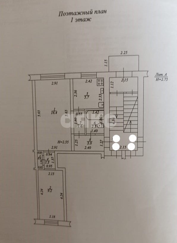 Фото №33: 2-комнатная квартира 45 м² - Темрюк, ул. Розы Люксембург, 10А