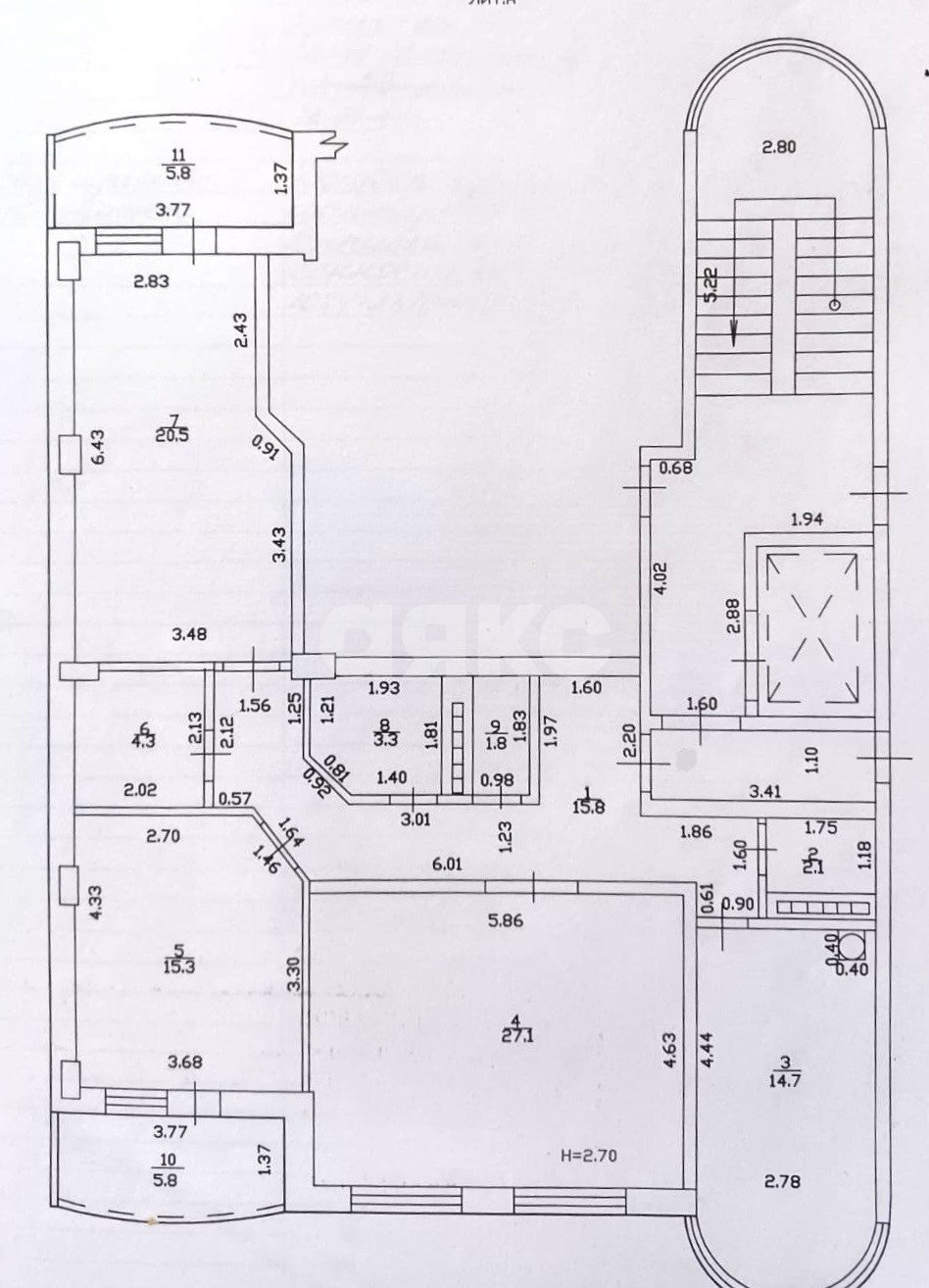 Фото №19: 3-комнатная квартира 104&nbsp;м², 3/9&nbsp;эт. - Горячий Ключ, мкр. Администрация, ул. Объездная, 2А