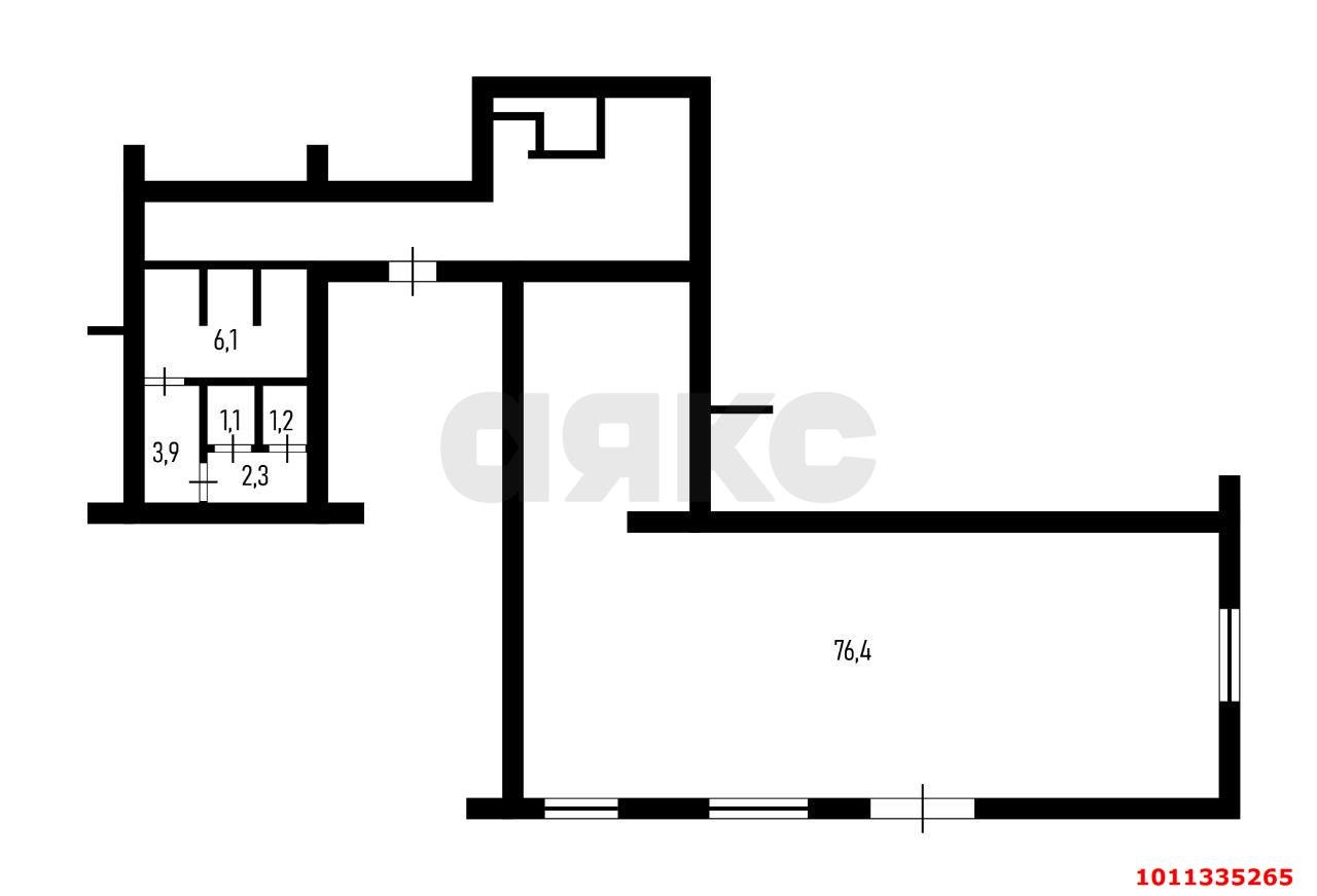 Фото №4: Торговое помещение 114 м² - Краснодар, жилой комплекс Возрождение, ул. имени 40-летия Победы, 129