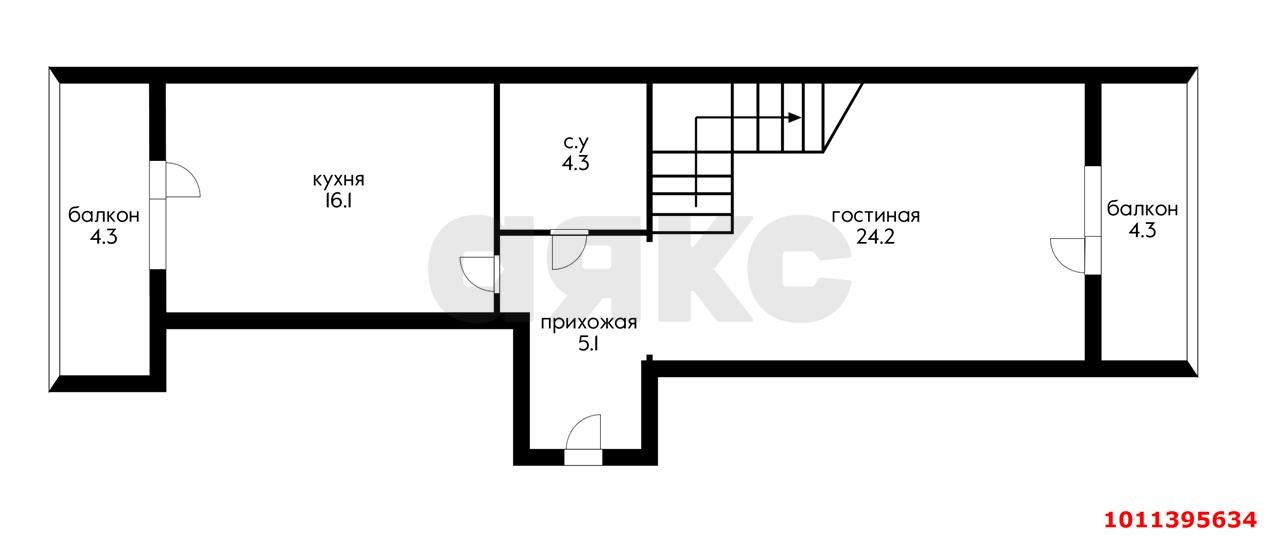 Фото №8: 3-комнатная квартира 112 м² - Горячий Ключ, Администрация, ул. Гоголя, 70