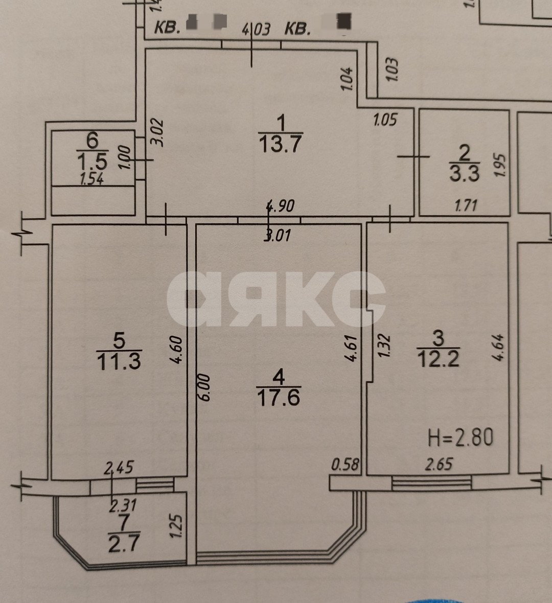Фото №28: 2-комнатная квартира 62&nbsp;м², 5/9&nbsp;эт. - Анапа, пер. Спасский, 16