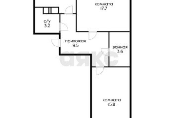 Фото №2: 2-комнатная квартира 59 м² - Краснодар, мкр. жилой комплекс Зеленодар, 