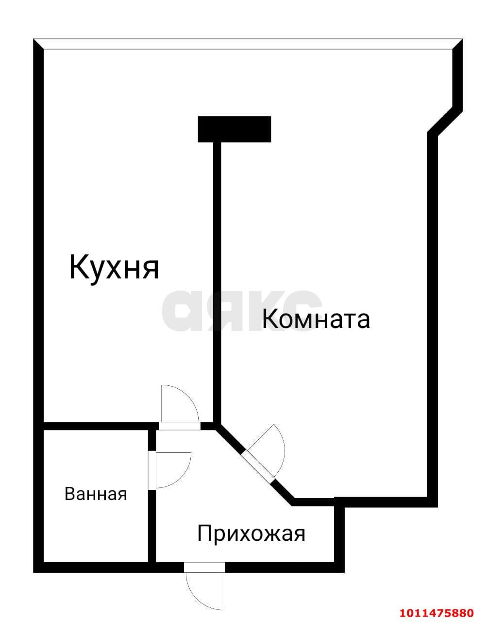 Фото №16: 1-комнатная квартира 37 м² - Краснодар, жилой комплекс Культурный, ул. Чайковского, 23/2