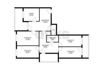 Фото №3: 4-комнатная квартира 158 м² - Краснодар, мкр. Черёмушки, ул. Димитрова, 144