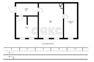 Фото №5: 2-комнатная квартира 46 м² - Краснодар, мкр. Центральный, ул. Гимназическая, 22