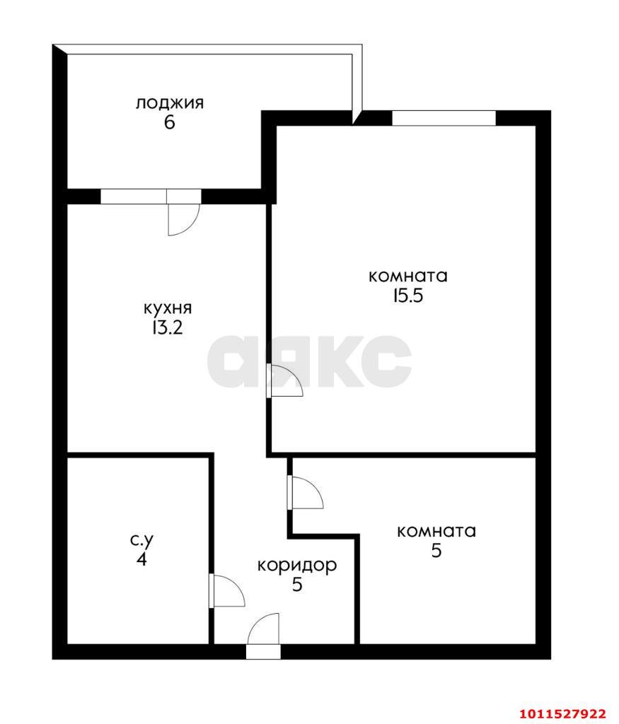 Фото №15: 1-комнатная квартира 48 м² - Краснодар, жилой комплекс Дуэт, ул. Душистая, 77