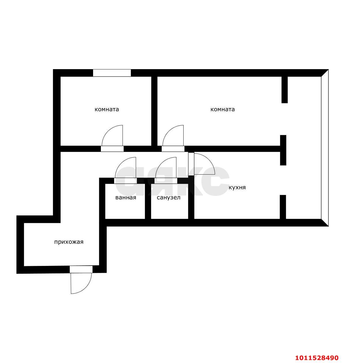 Фото №10: 2-комнатная квартира 60 м² - Краснодар, жилой комплекс 7 Вершин, 