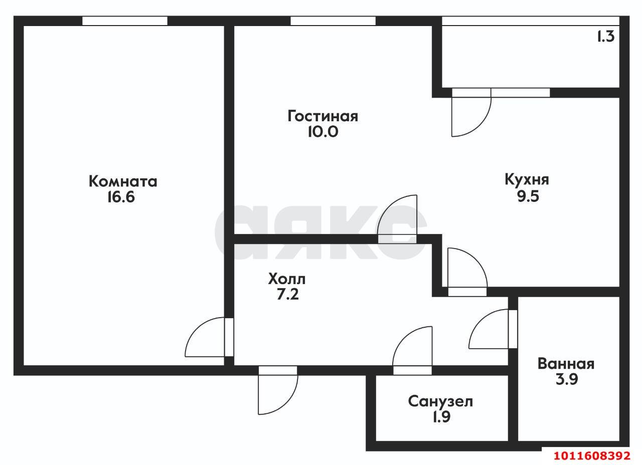 Фото №11: 2-комнатная квартира 51 м² - Краснодар, жилой комплекс Новелла, ул. Питерская, 40