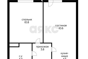 Фото №2: 1-комнатная квартира 35 м² - Краснодар, мкр. жилой комплекс Ракурс, ул. имени Героя Ростовского, 8к1